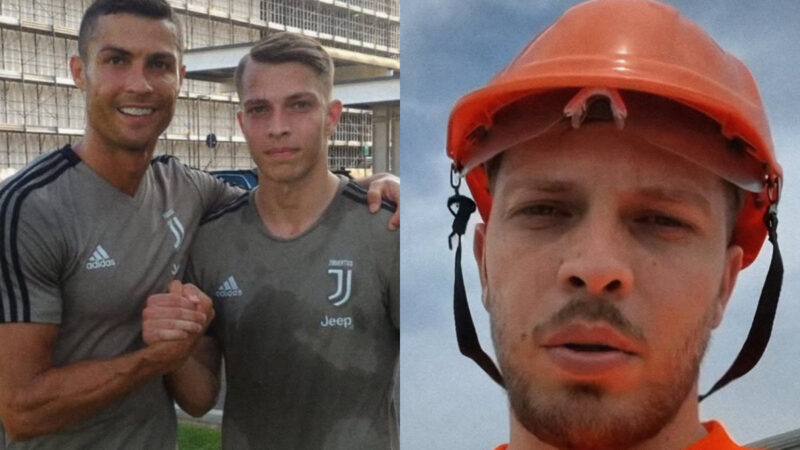 Cendrim Kameraj, la promessa svizzera che ha coinciso con Cristiano Ronaldo e ora lavora nell’edilizia