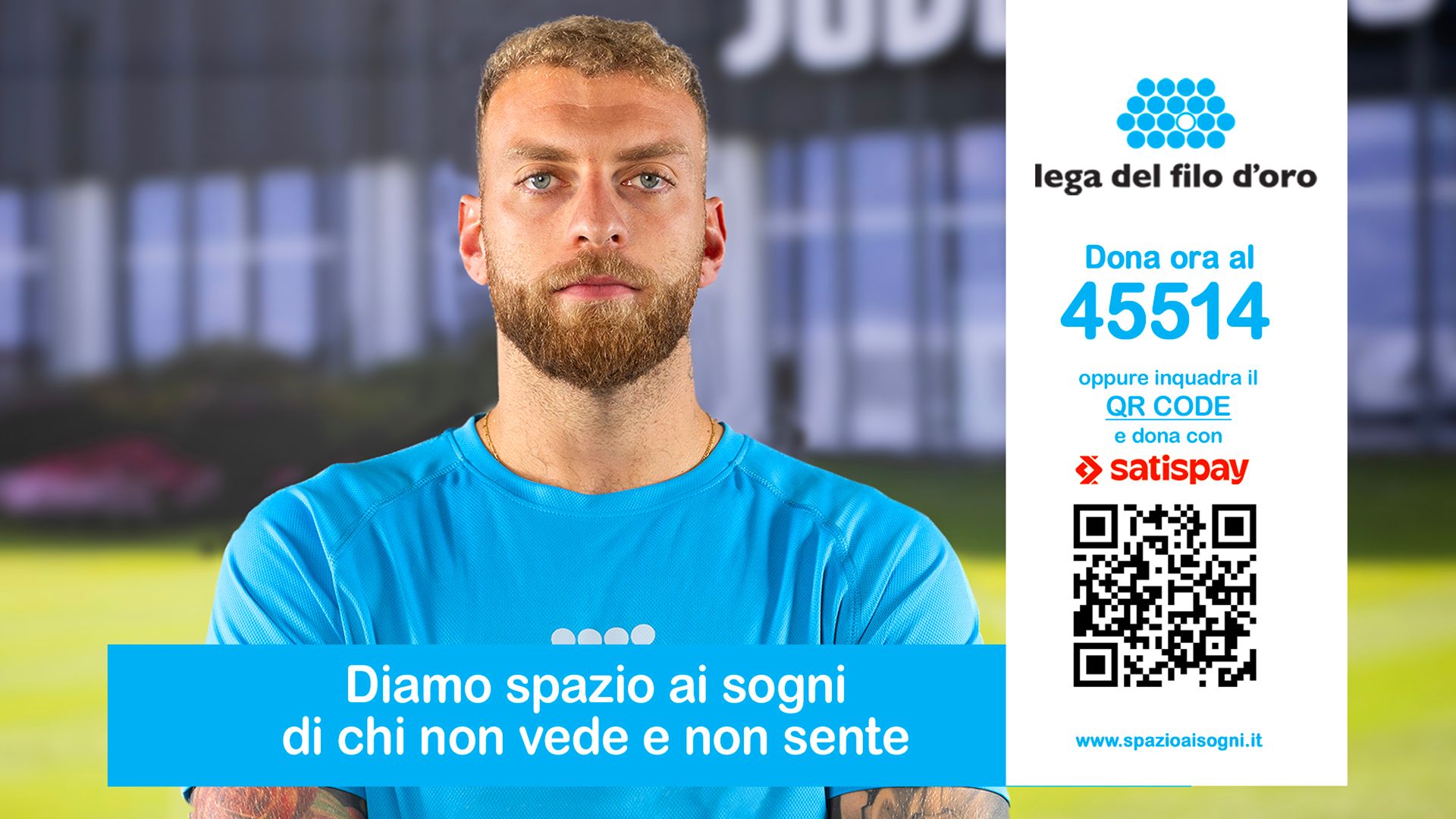 La Lega Serie A torna in campo per la Lega del Filo d’Oro: Di Gregorio, Meret, Provedel e Handanovic come testimonials