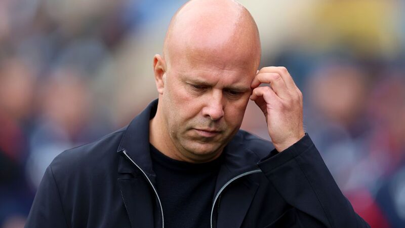 La reputazione di Arne Slot in gioco come corsa indesiderata del Liverpool potrebbe essere messa contro il Manchester United