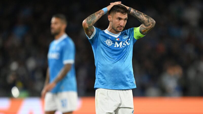 Napoli, quando torna Politano dall’infortunio e quali partite salta