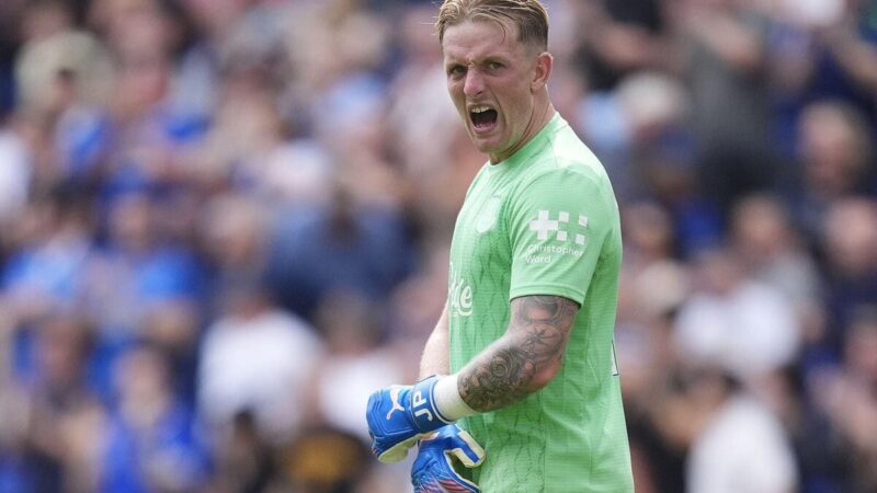 Pickford rimarrà all’Everton fino al 2029 dopo aver firmato un nuovo contratto