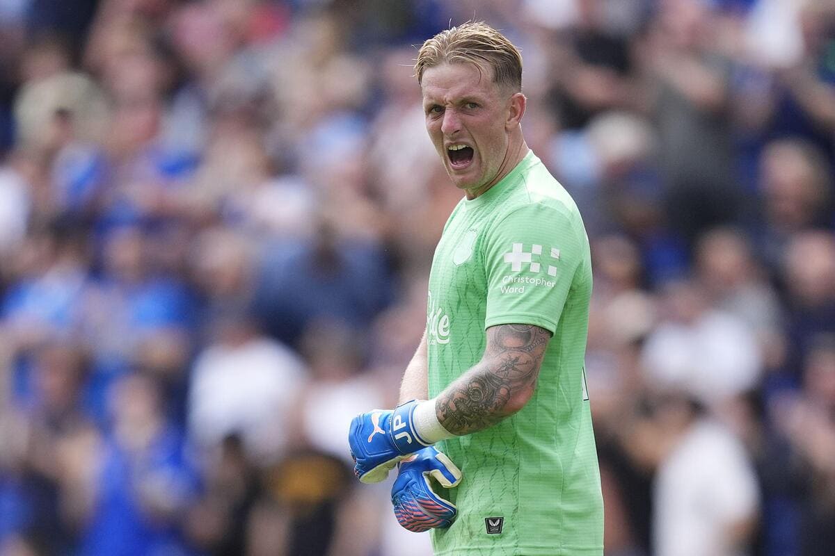 Pickford rimarrà all’Everton fino al 2029 dopo aver firmato un nuovo contratto