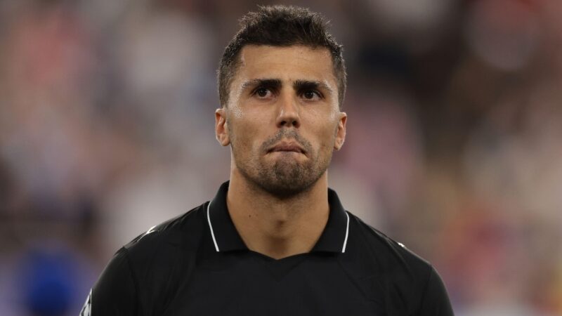 Rodri nella foto in allenamento prima della trasferta della Carabao Cup a Swansea