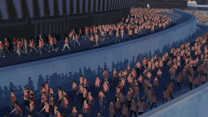 San Mamés, base di uno studio matematico per uno strumento di mobilità urbana negli agglomerati