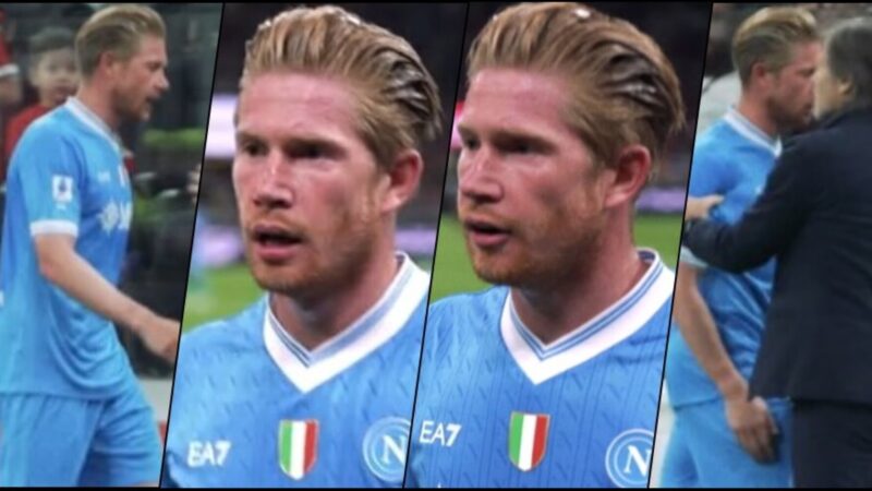 TS – “Ma che c…, stiamo perdendo (e mi levi?)” Furia De Bruyne, gelo Conte, l’audio svelato