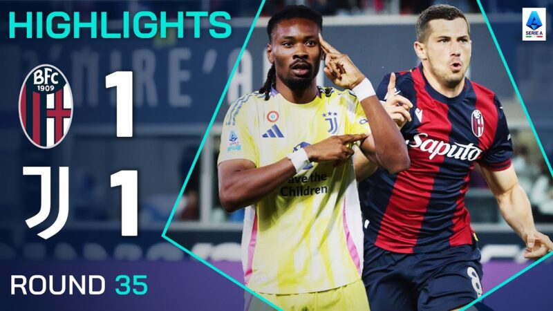 BOLOGNA-JUVENTUS 1-1 | IN EVIDENZA | Punti Condivisi a Bologna | Serie A 2024/25