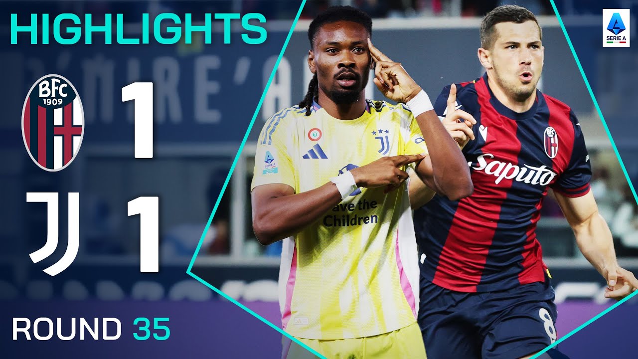 BOLOGNA-JUVENTUS 1-1 | IN EVIDENZA | Punti Condivisi a Bologna | Serie A 2024/25