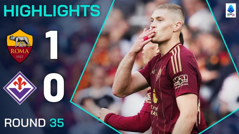 ROMA-FIORENTINA 1-0 | IN EVIDENZA | Dovbyk lancia la Roma tra le prime quattro! | Serie A 2024/25