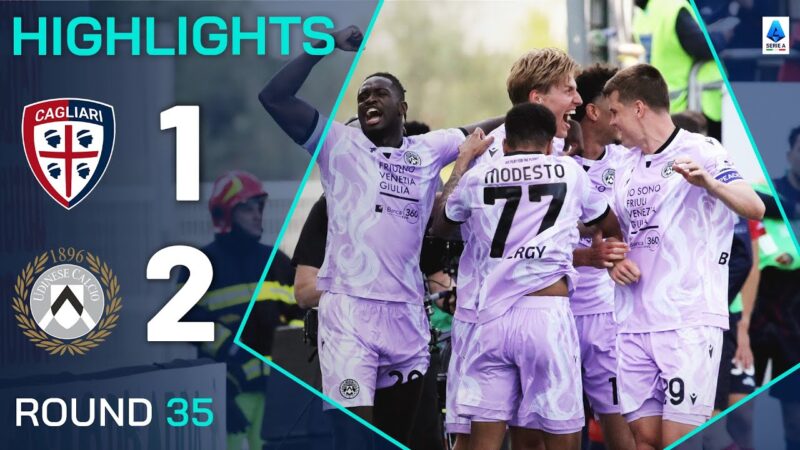 CAGLIARI-UDINESE 1-2 | IN EVIDENZA | Kristensen vince per l’Udinese | Serie A 2024/25