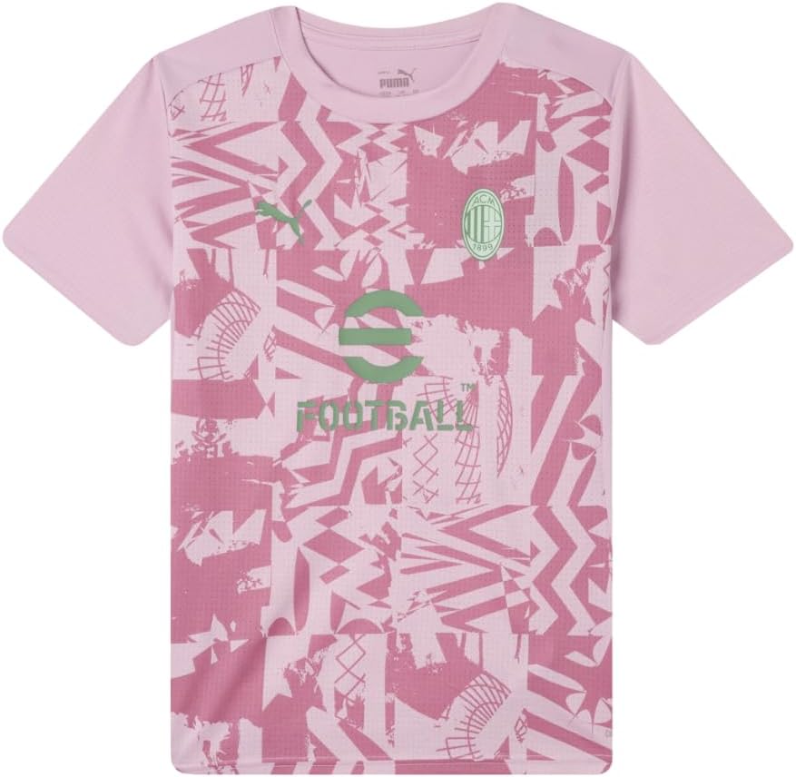 ACM 1899 Maglia Prematch Maglia Gara Prematch, Stagione 2024/25, Tecnologia dryCell, vestibilità Regolare Unisex – Bambini e Ragazzi – idea regalo milan