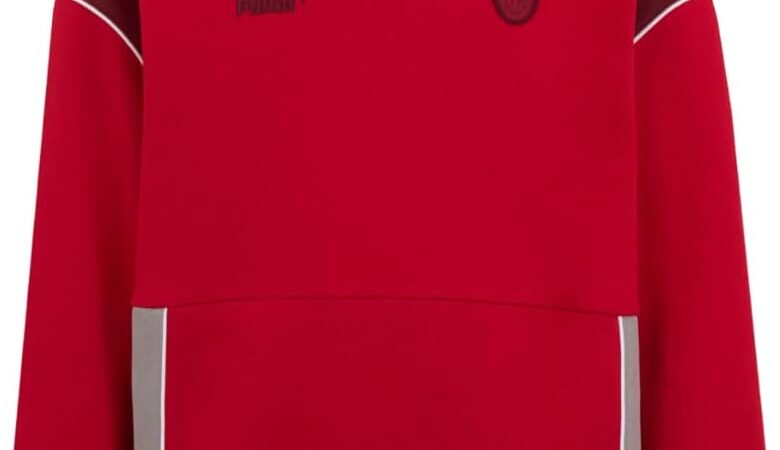 PUMA AC Milan Felpa con Cappuccio Ftbl Archive, Adulto – idea regalo milan