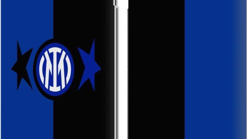 Head Case Designs Licenza Ufficiale Inter Milan Nero & Blu IM 2Stars Custodia Portafoglio in Pelle Compatibile con Apple iPad 10.2 2019/2020/2021 – idea regalo milan