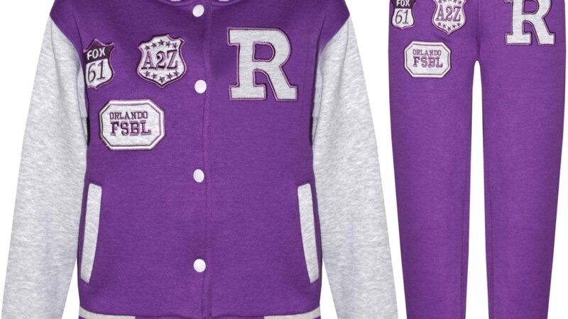 A2Z 4 Kids® Bambini Ragazze Ragazzi Baby Rosa Baseball Tuta NYC Giacca & Pantaloni Gli Sport Felpa Con Cappuccio Con Fondo Pantaloni Della Tuta Nuova Età 2-13 Anni – idea regalo inter