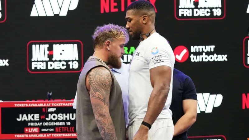 Anthony Joshua afferma che Jake Paul è “delirante” con l’obiettivo americano di “scioccare il mondo”
