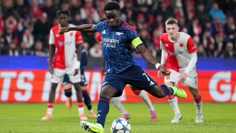 Champions League LIVE: Slavia Praga-Arsenal 0-1, la sblocca Saka su rigore