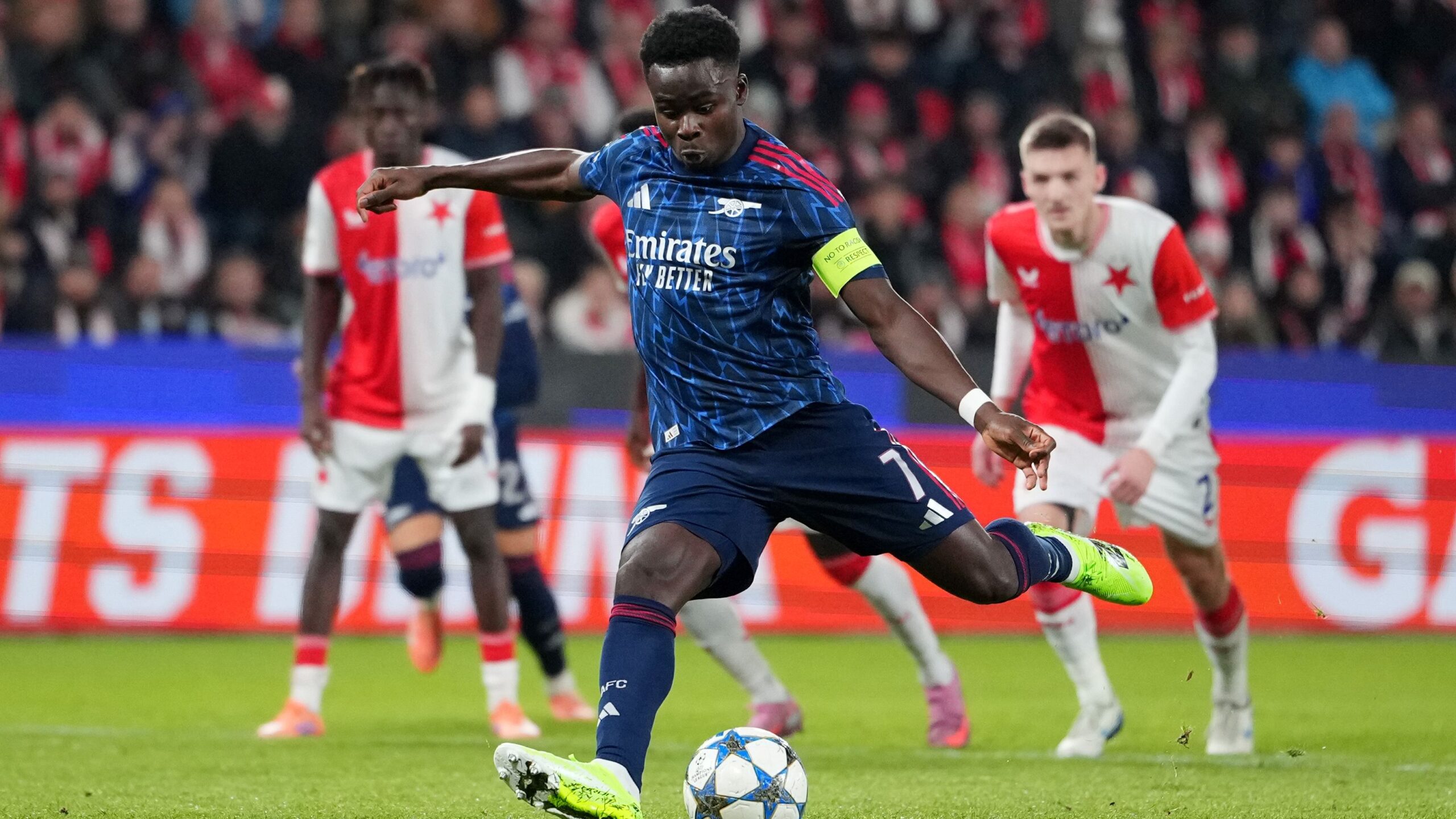 Champions League LIVE: Slavia Praga-Arsenal 0-1, la sblocca Saka su rigore