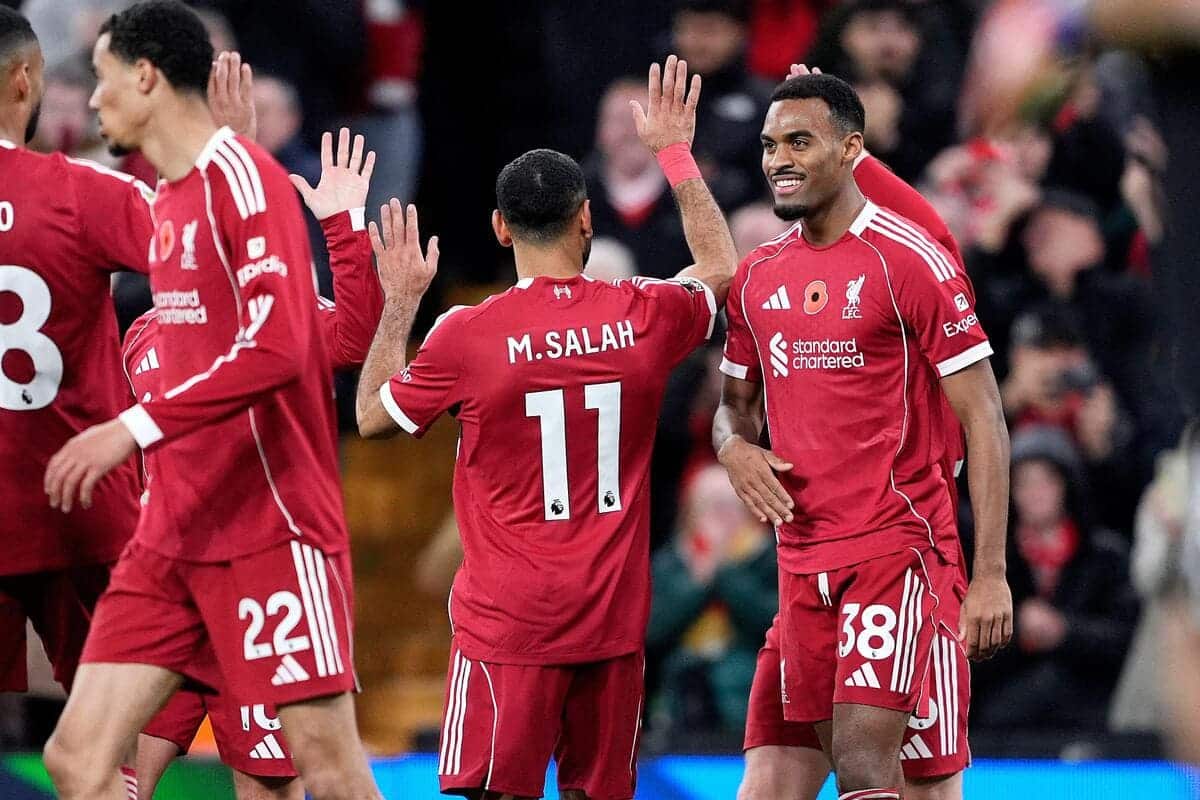 I Reds evitano la quinta sconfitta consecutiva con una prestazione impressionante ad Anfield
