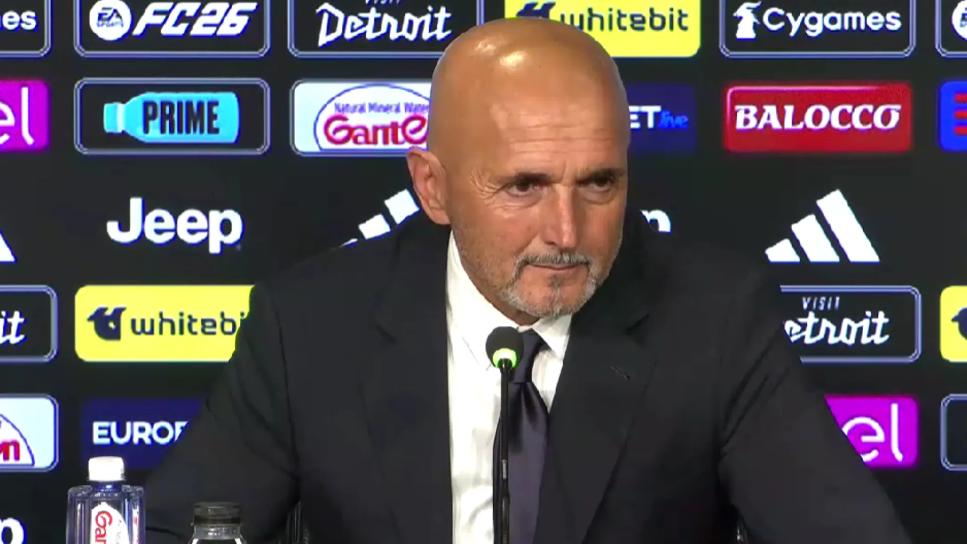 Juventus, Spalletti in conferenza stampa alla vigilia del match con la Fiorentina