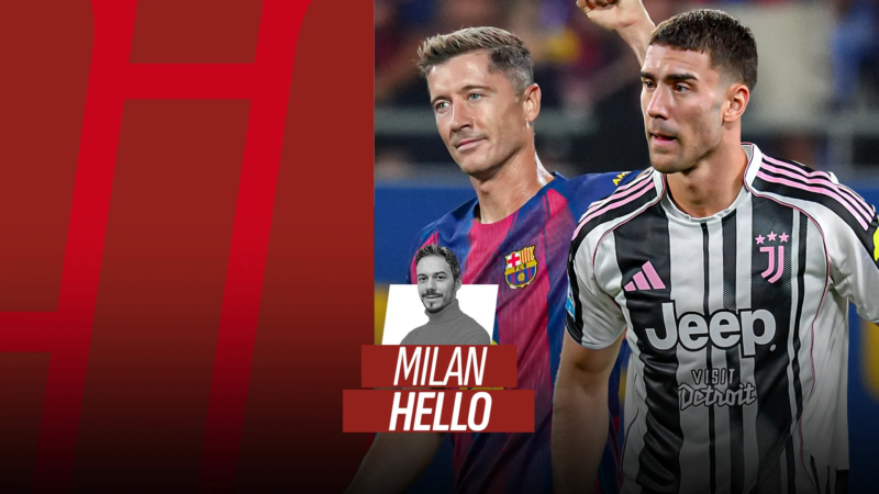 Milan, Vlahovic occasione straordinaria, è preferibile a Lewandowski