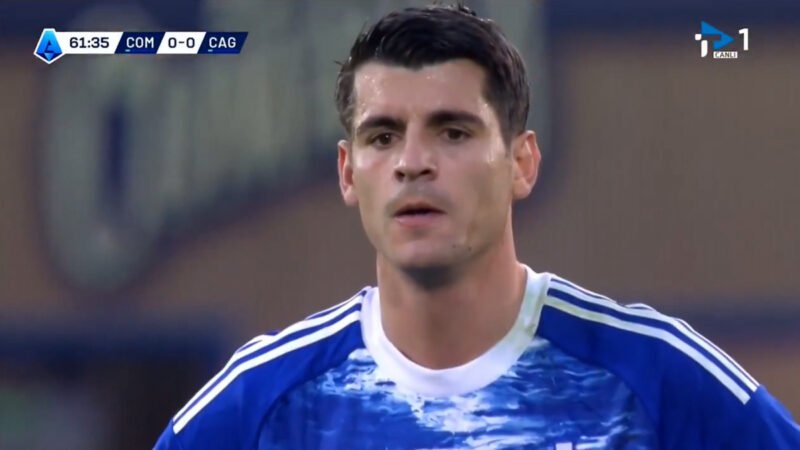 Morata paga la sua frustrazione con Yerry Mina e chiede un cambio per non essere espulso