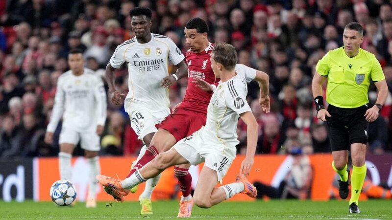 Onori anche dopo aver assorbito il primo tempo nello scontro tra Liverpool e Real Madrid