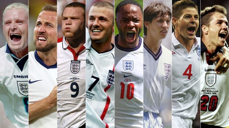Quiz! Puoi ordinare questi 30 giocatori dell’Inghilterra in base al numero di gol che hanno segnato?