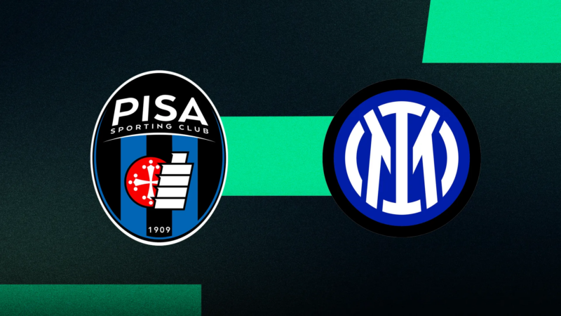 Serie A, Pisa-Inter LIVE dalle 15