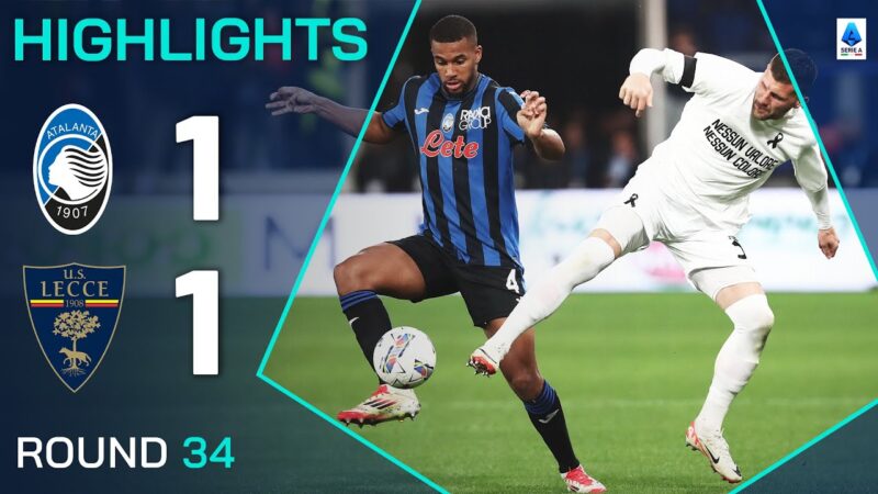 ATALANTA-LECCE 1-1 | IN EVIDENZA | Entrambe le squadre segnano un rigore nel pareggio | Serie A 2024/25