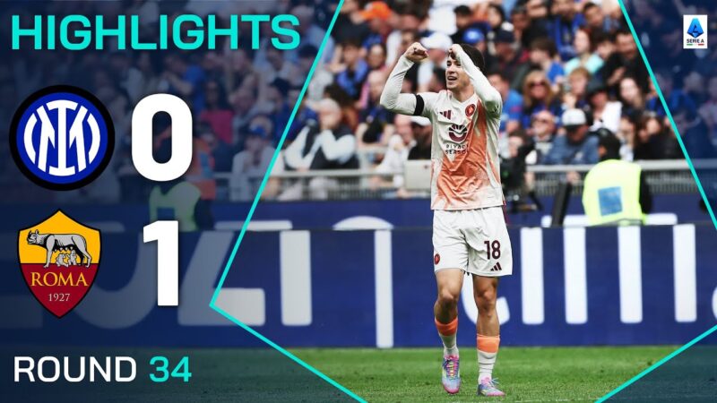 INTER-ROMA 0-1 | IN EVIDENZA | La Roma resta imbattuta per 18 anni vincendo sull’Inter | Serie A 2024/25