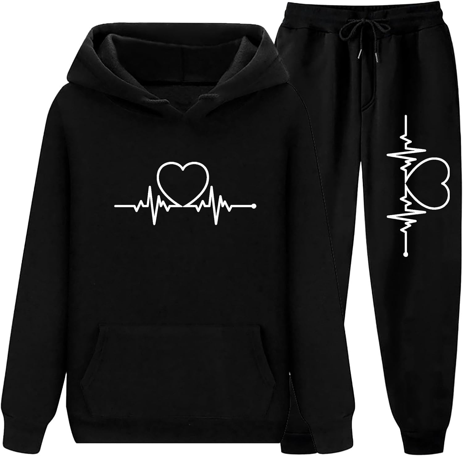 Regalini Di Natale Economici Tuta Donna Donna Completo Tuta 2 Pezzi Completo a Maniche Lunghe Maglia Comode Pantaloni Dritti Tuta Autunno Inverno Abbigliamento Da Casa Completo Donna Elegante Tailleur – idea regalo inter