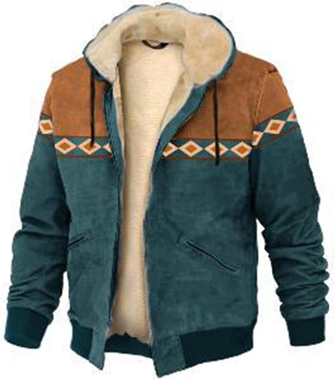 Generico 2024 Felpa con Cappuccio con Cappuccio Tinta Unita Stampato in 3D Cappotto con Cerniera Casual per Giovani Giacche Invernali di Marca – idea regalo inter