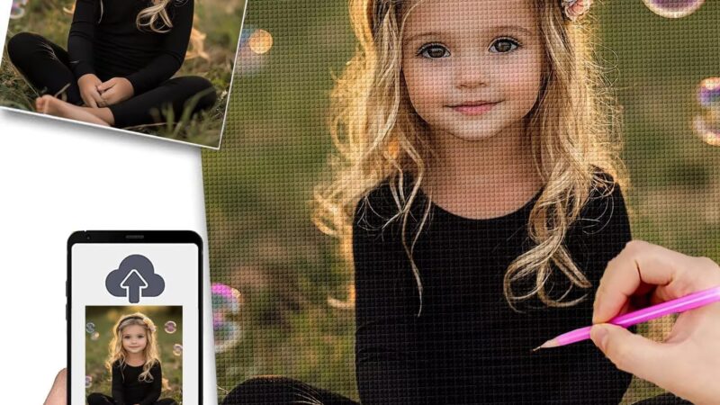 Diamond Painting Personalizzato 50x70cm 5D Diamond Painting Kit Completo,Quadro Personalizzato Con Foto,Quadri Con Perline Diamantini Crystal Art,Kit Pittura Diamante Adulti,Idee Regalo Donna w-115 – idea regalo inter