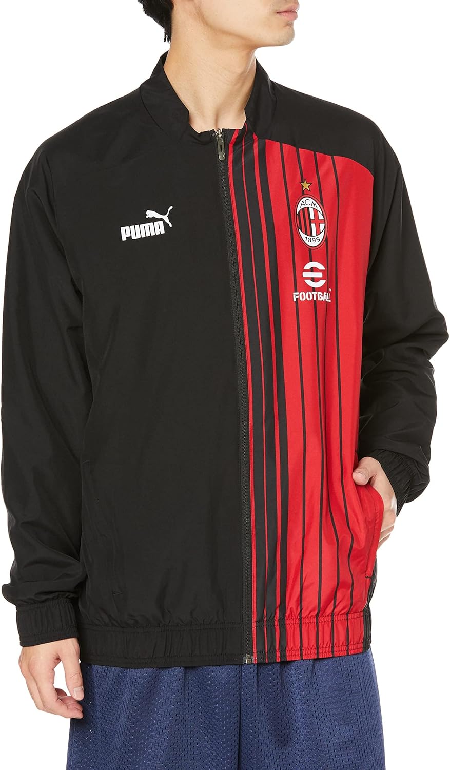 AC Milan Giacca Prematch, Stagione 2022/23, Adulto, Unisex – idea regalo milan