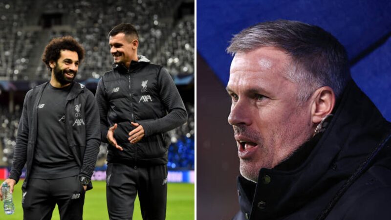 Dejan Lovren prende di mira Carragher nella difesa di Mo Salah