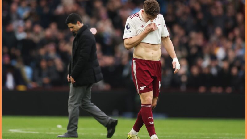 I dati preoccupanti di Mikel Merino per l’Arsenal contro l’Aston Villa