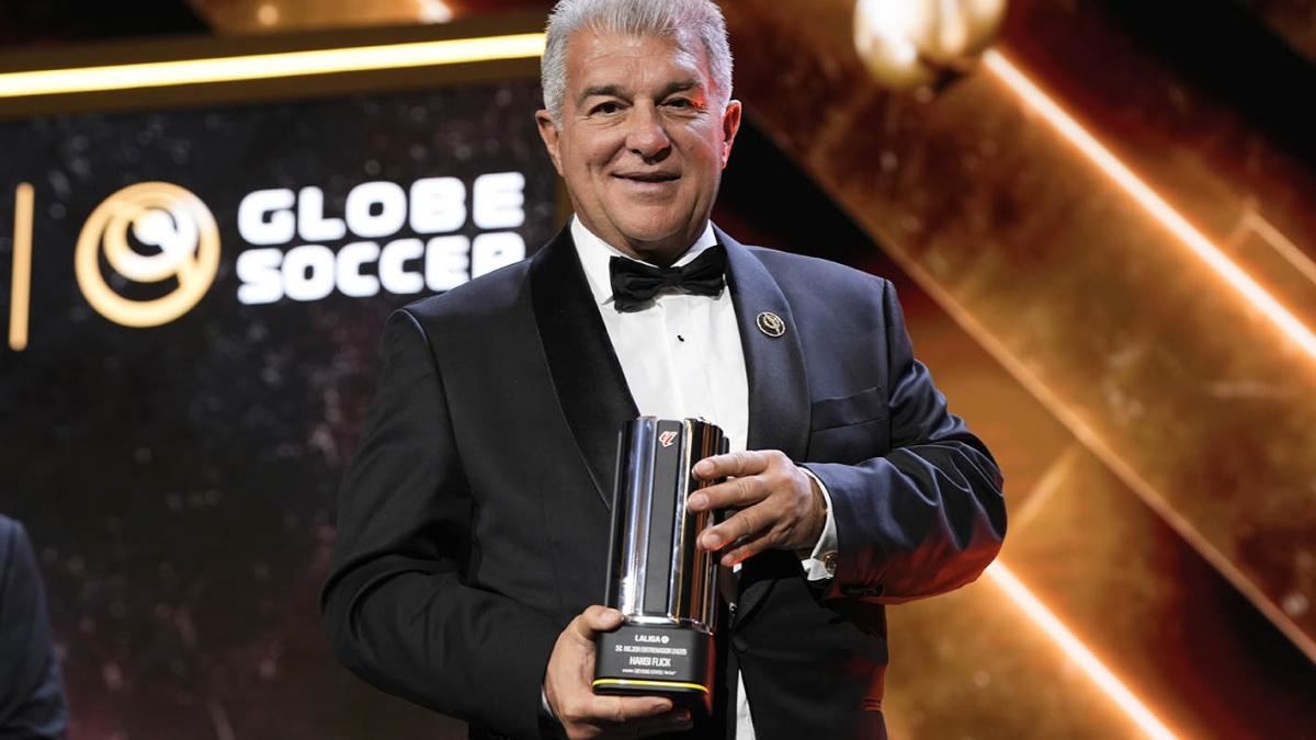 LaLiga premia il Barça di Flick, Lamine e Raphinha al Globe Soccer Gala