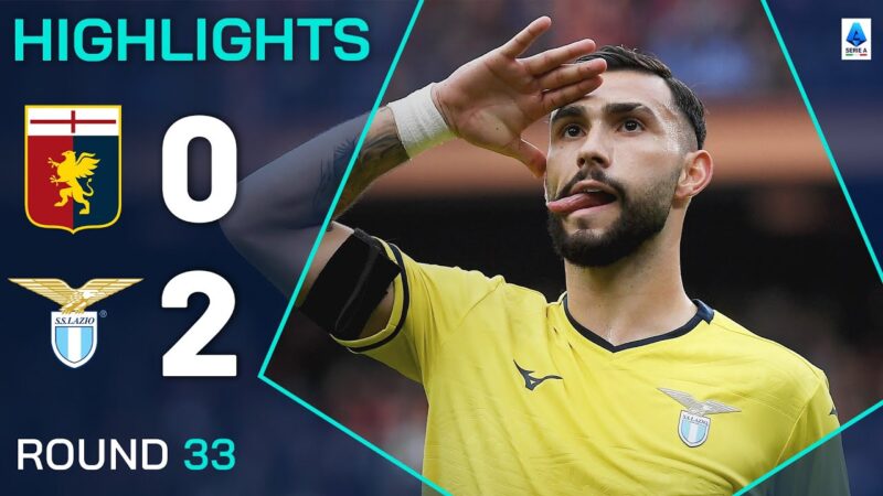 GENOA-LAZIO 0-2 | IN EVIDENZA | Castellanos Cracker vince nella Lazio | Serie A 2024/25