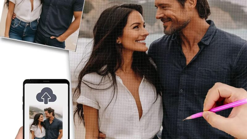 Diamond Painting Personalizzato 50x70cm 5D Diamond Painting Kit Completo,Quadro Personalizzato Con Foto,Quadri Con Perline Diamantini Crystal Art,Kit Pittura Diamante Adulti,Idee Regalo Donna w-125 – idea regalo inter