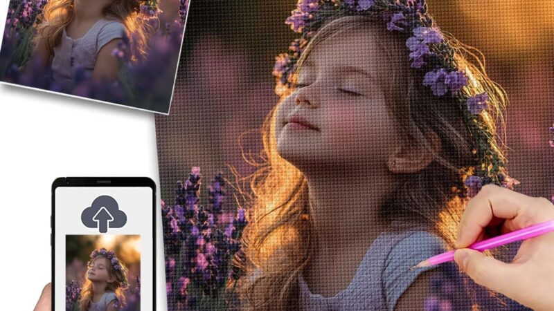 Diamond Painting Personalizzato 50x70cm 5D Diamond Painting Kit Completo,Quadro Personalizzato Con Foto,Quadri Con Perline Diamantini Crystal Art,Kit Pittura Diamante Adulti,Idee Regalo Donna w-175 – idea regalo inter