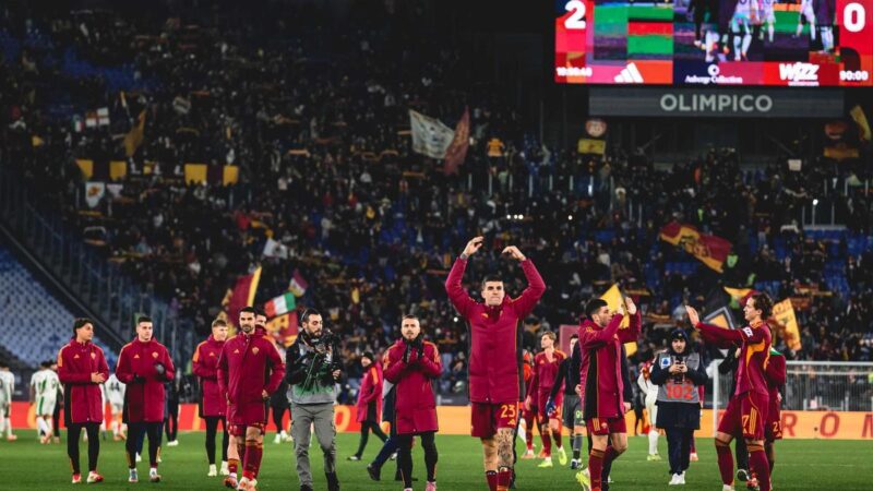 La Roma non si arrende e pedina Inter e Milan