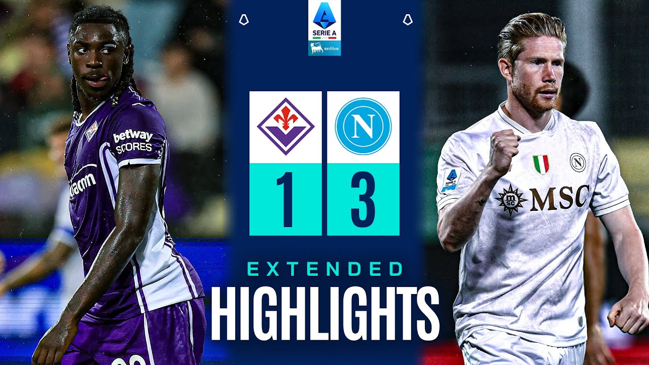 FIORENTINA-NAPOLI 1-3 | HIGHLIGHT ESTESI | SERIE A 2025/26