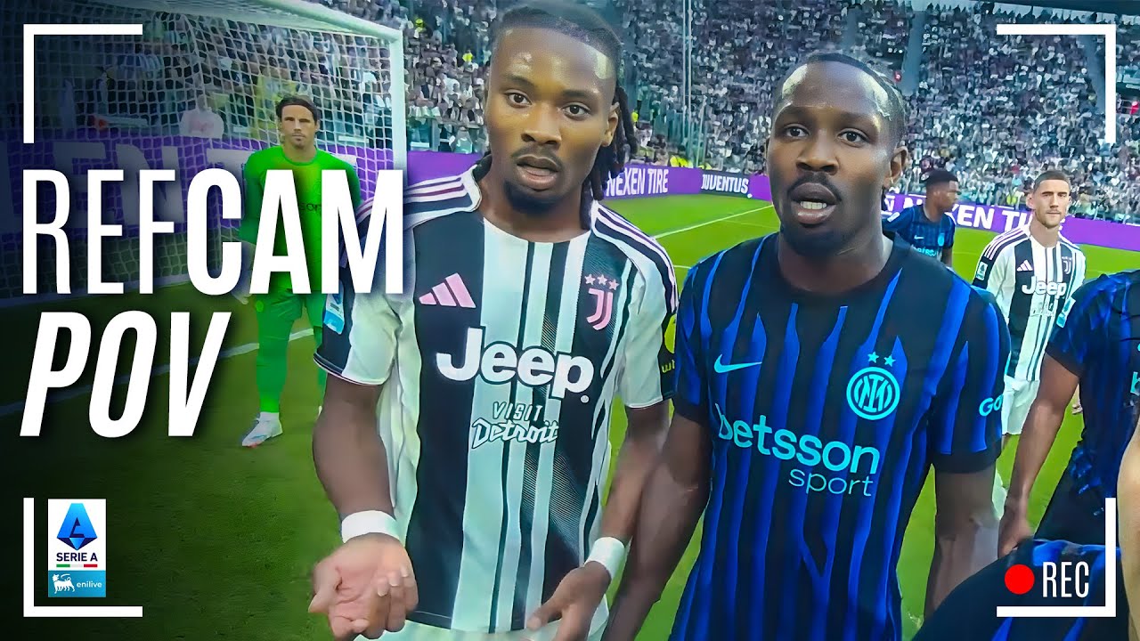 REF CAM POV: Sei arbitro in Juventus-Inter | Serie A 2025/26