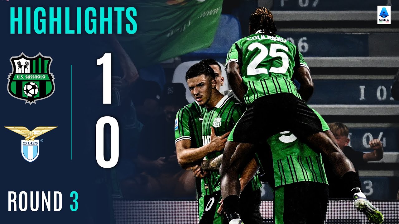 SASSUOLO-LAZIO 1-0 | IN EVIDENZA | Fadera tap-in stordisce la Lazio | Serie A 2025/26