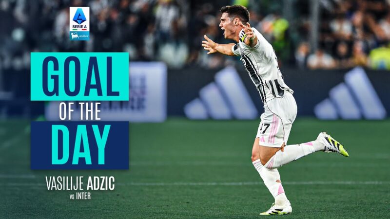 GOL DELLA GIORNATA | L’attacco di Adzic al rallentatore | Juve-Inter | Serie A 2025/26