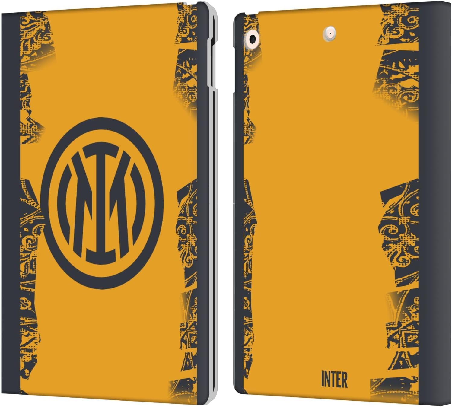 Head Case Designs Licenza Ufficiale Inter Milan Terza Kit per Stemma 2024/25 Custodia Portafoglio in Pelle Compatibile con Apple iPad 10.2 2019/2020/2021 – idea regalo milan