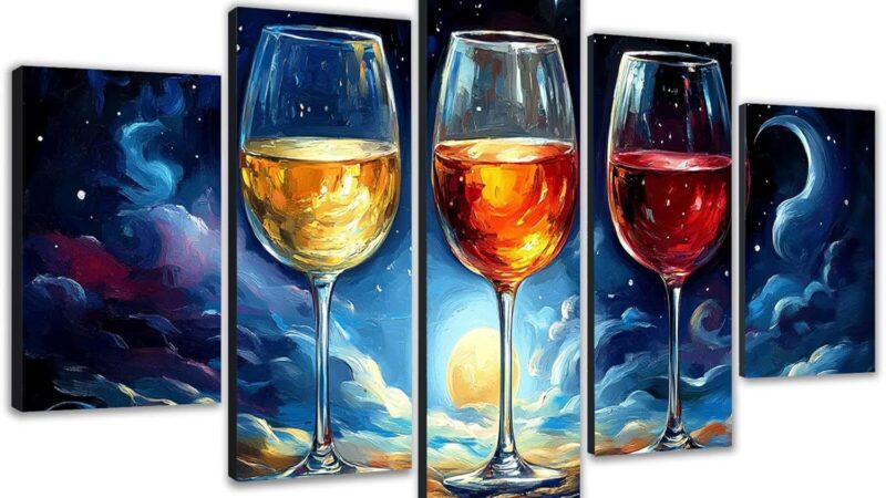 Diamond Painting Grandi Dimensioni 100x60cm 5D Diamond Painting Adulti Cocktail, Kit Completo Strass Crystal Art, Idee Regalo Donna, Quadri Diamantati Per Soggiorno Camera Paesaggio 5 Pezzi 0b-916 – idea regalo inter