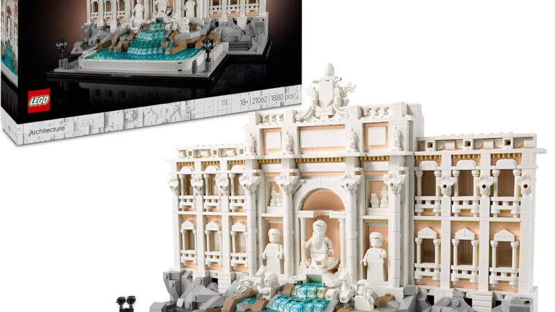 LEGO Architecture Fontana di Trevi – Kit Modellismo di Monumenti Barocchi con Facciata di Palazzo Poli e Sculture – Fai da Te per Adulti da Collezione – Regalo Uomo o Donna Amanti della Storia – 21062 – idea regalo inter