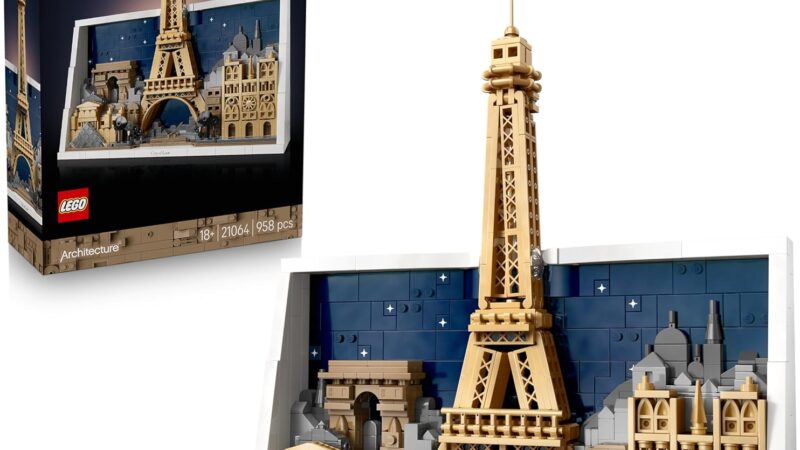 LEGO Architecture Parigi – La Città dell’Amore – Modellino da Costruire per Adulti Fai da Te – Decorazione per Casa o da Parete 3D con Paesaggio Parigino tra cui la Torre Eiffel – Idea Regalo – 21064 – idea regalo inter
