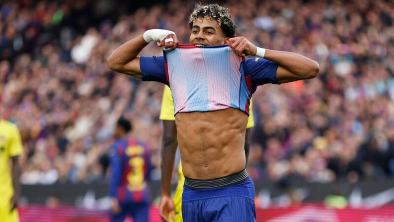 Barcellona-Villarreal 4-1: Yamal segna una storica tripletta