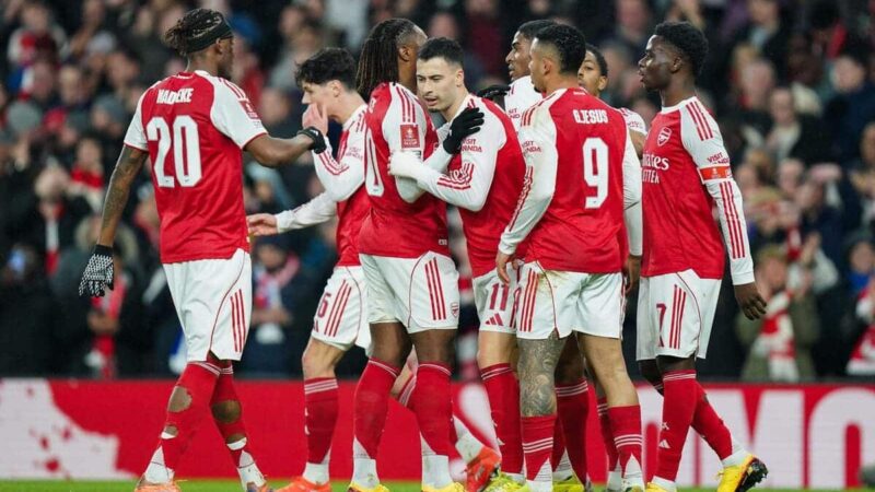 I Gunners producono un primo tempo storico